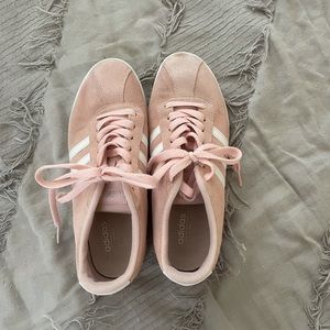 pink adidas sneakers